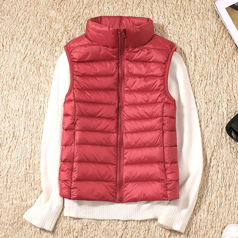 Veste sans manches femme zippée col montant - Image 25
