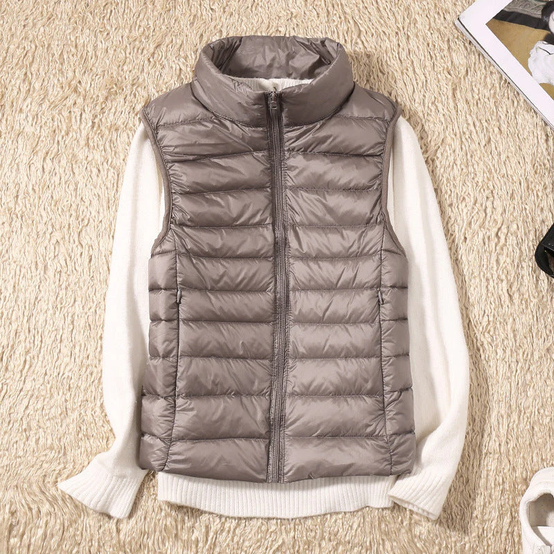 Veste sans manches femme zippée col montant - Image 26