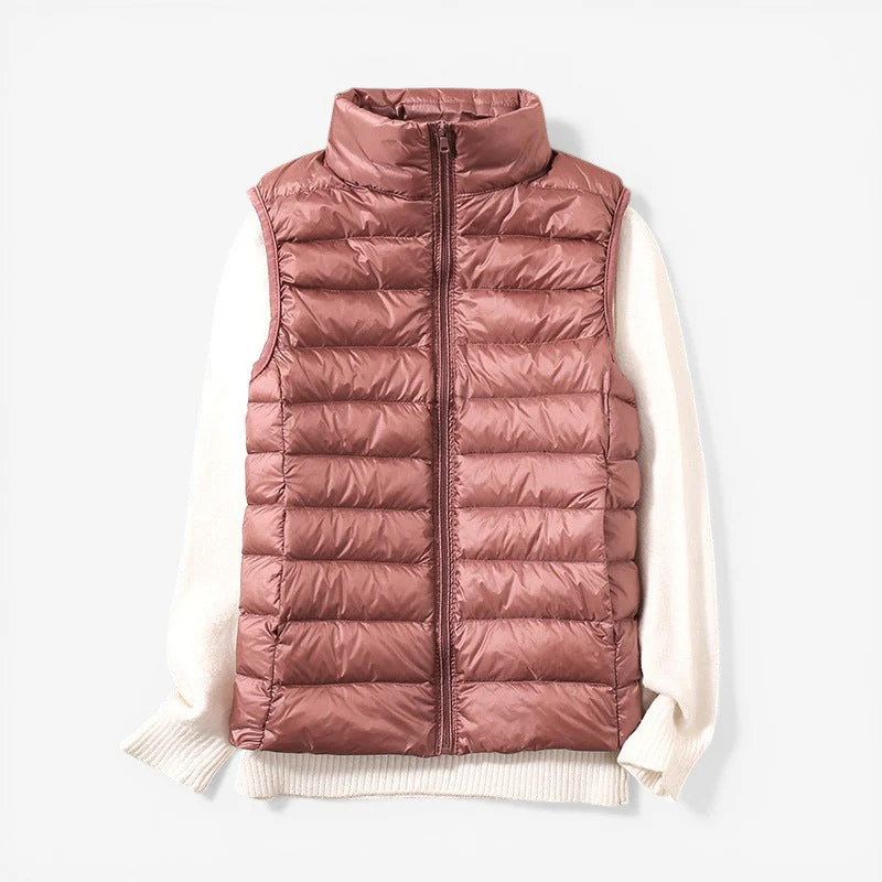 Veste sans manches femme zippée col montant - Image 6