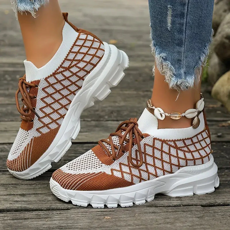 Chaussures femme bout rond lacets texturés - Image 3