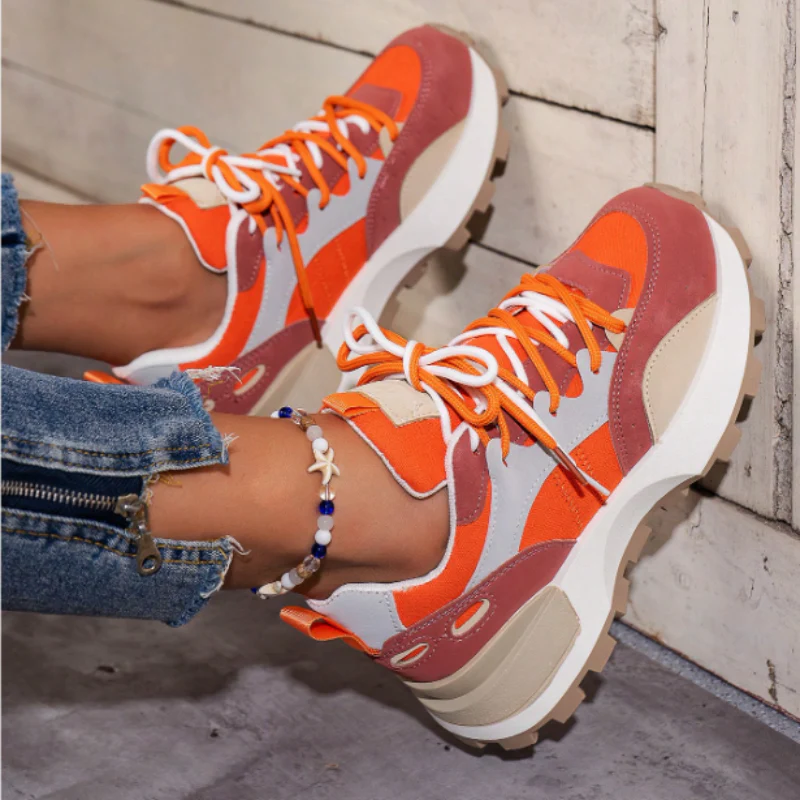 Veya – Chaussures à Bout Rond avec Semelle Antidérapante et Fermeture à Lacets - Image 3