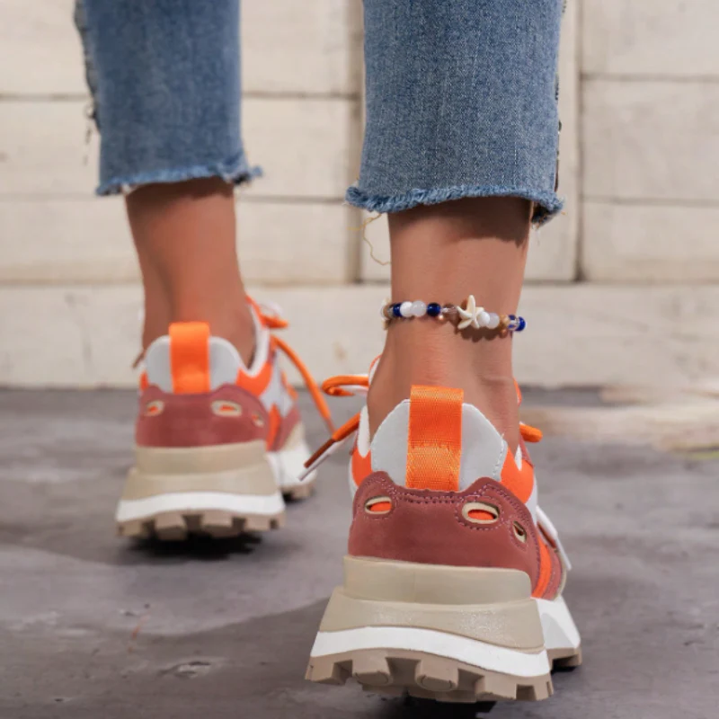 Veya – Chaussures à Bout Rond avec Semelle Antidérapante et Fermeture à Lacets - Image 4