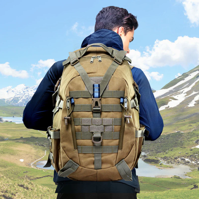 Sac à dos de camping avec bretelles ajustables - Image 2