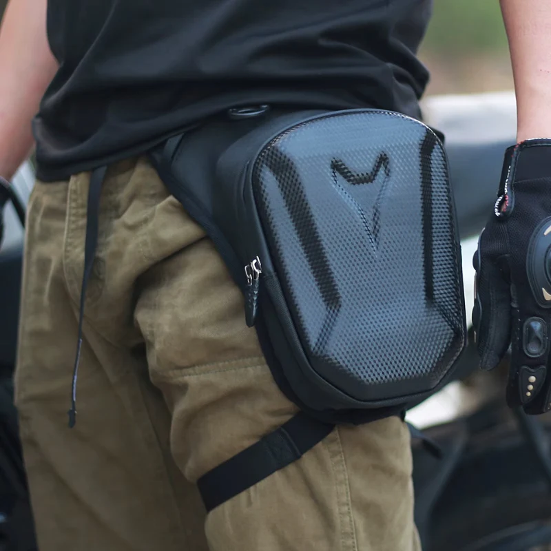Homme Sac de jambe moto grande capacité - Image 3