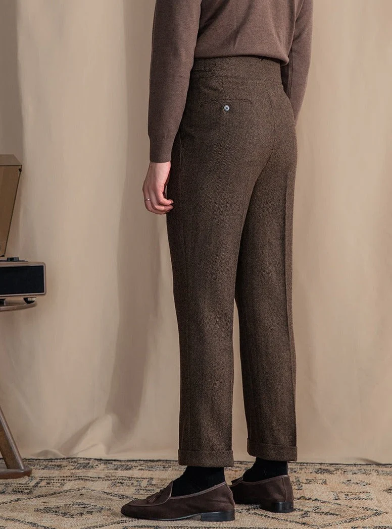 Pantalons plissés ajustés élégants pour un confort sophistiqué - Image 3
