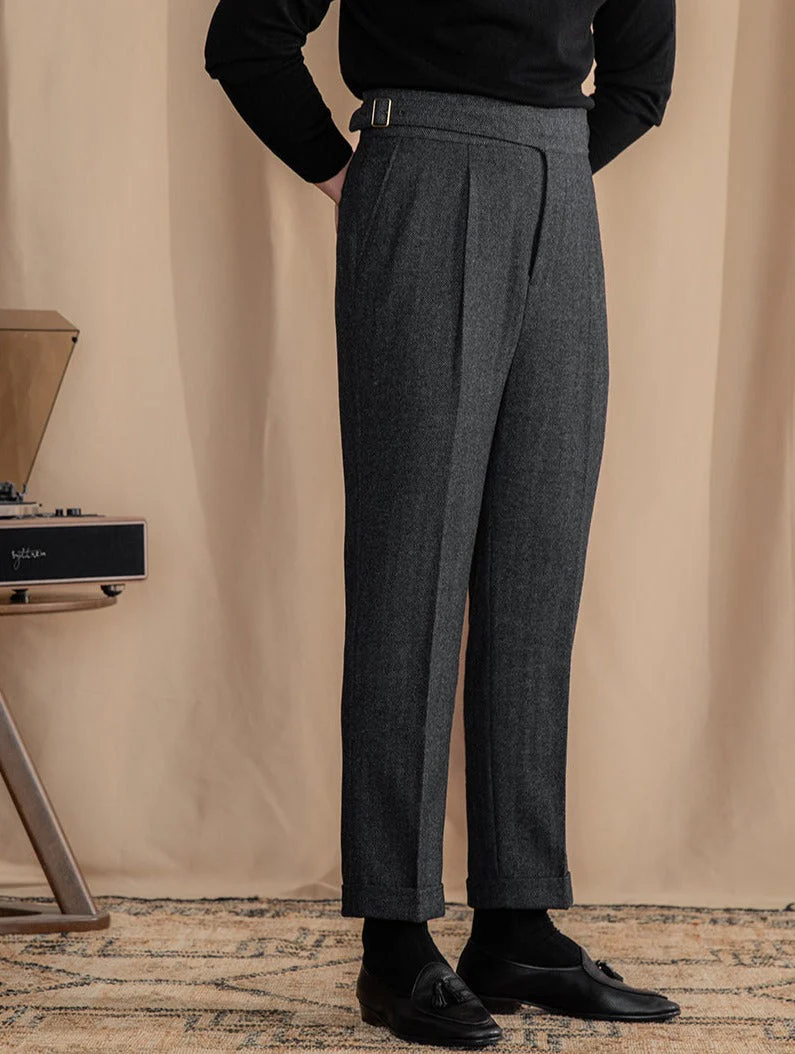 Pantalons plissés ajustés élégants pour un confort sophistiqué - Image 6