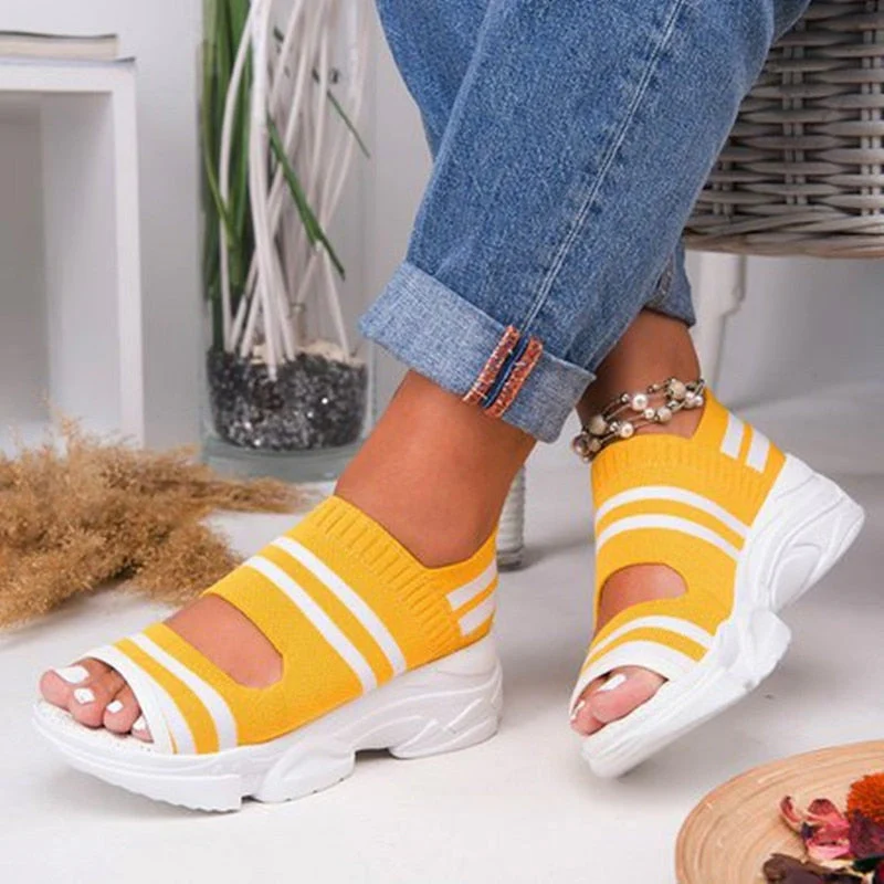 Sandales femme bout ouvert design classique - Image 5