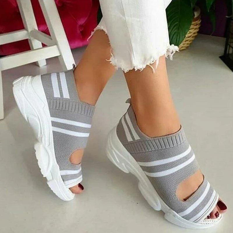 Sandales femme bout ouvert design classique - Image 6