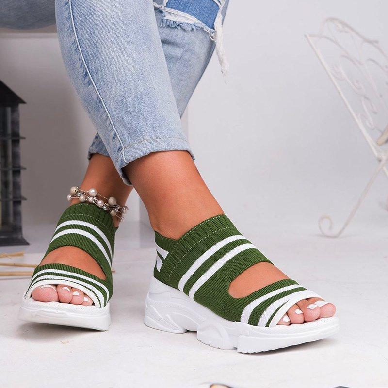 Sandales femme bout ouvert design classique - Image 7