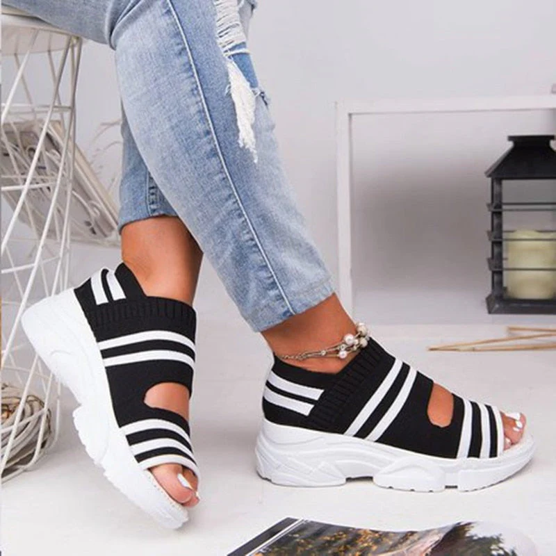 Sandales femme bout ouvert design classique - Image 8