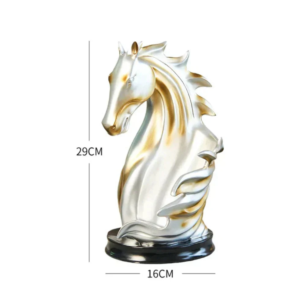 Casier à vin sculpté tête de cheval - Image 7