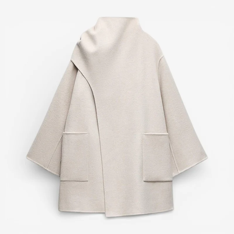 Virelle – Cardigan Ample Manches Longues Avec Poches Latérales