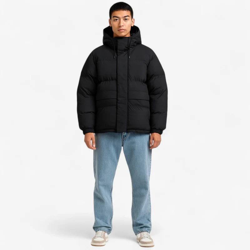 Veste à capuche homme manches longues avec poches pratiques