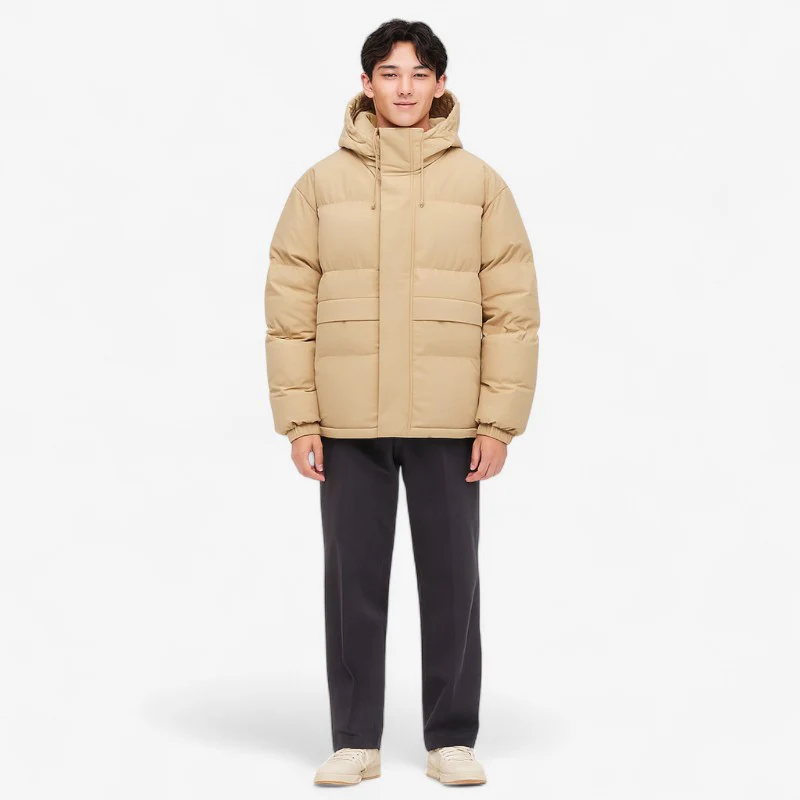 Veste à capuche homme manches longues avec poches pratiques - Image 3