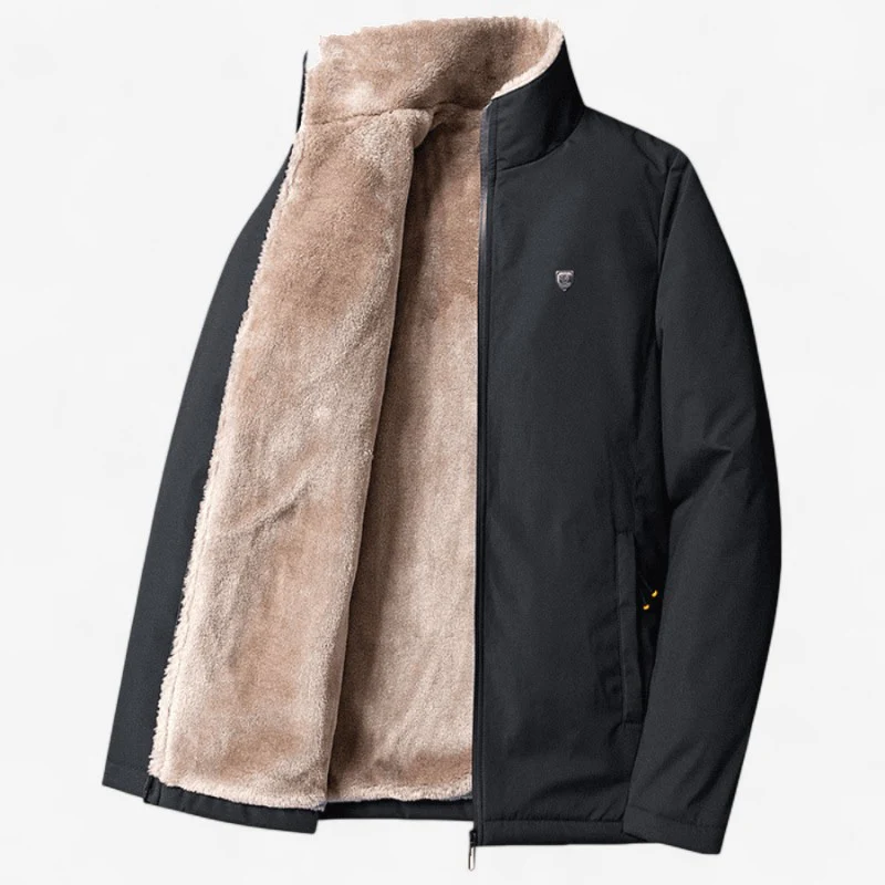 Veste Wayne col montant manches longues