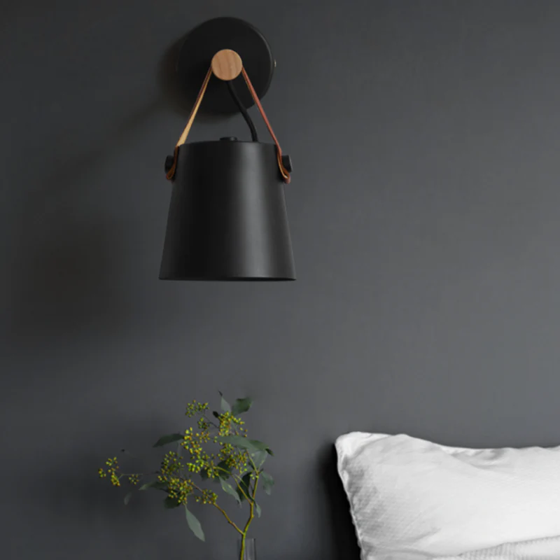 Applique murale en bois avec cloche suspendue - Image 3