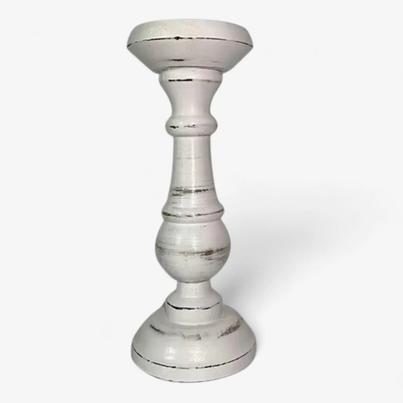 Bougeoir de table en bois - Image 3
