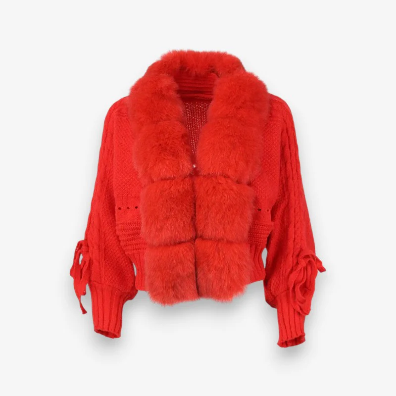 Dames oversized open front vest-jasje - Image 2