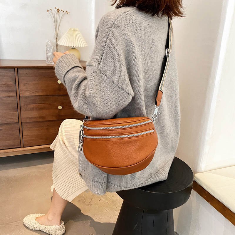Zadie - Sac à bandoulière à double fermeture éclair - Image 3