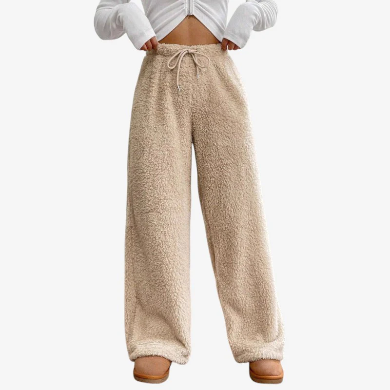Zara – Pantalon ample à polaire double face avec cordon de serrage - Image 2
