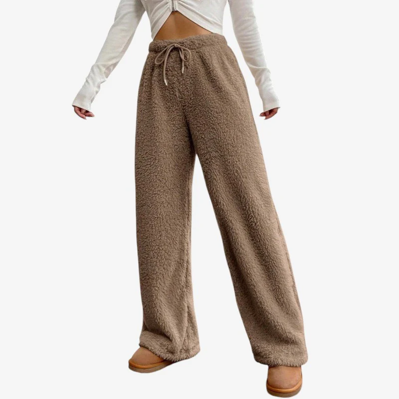 Zara – Pantalon ample à polaire double face avec cordon de serrage - Image 3