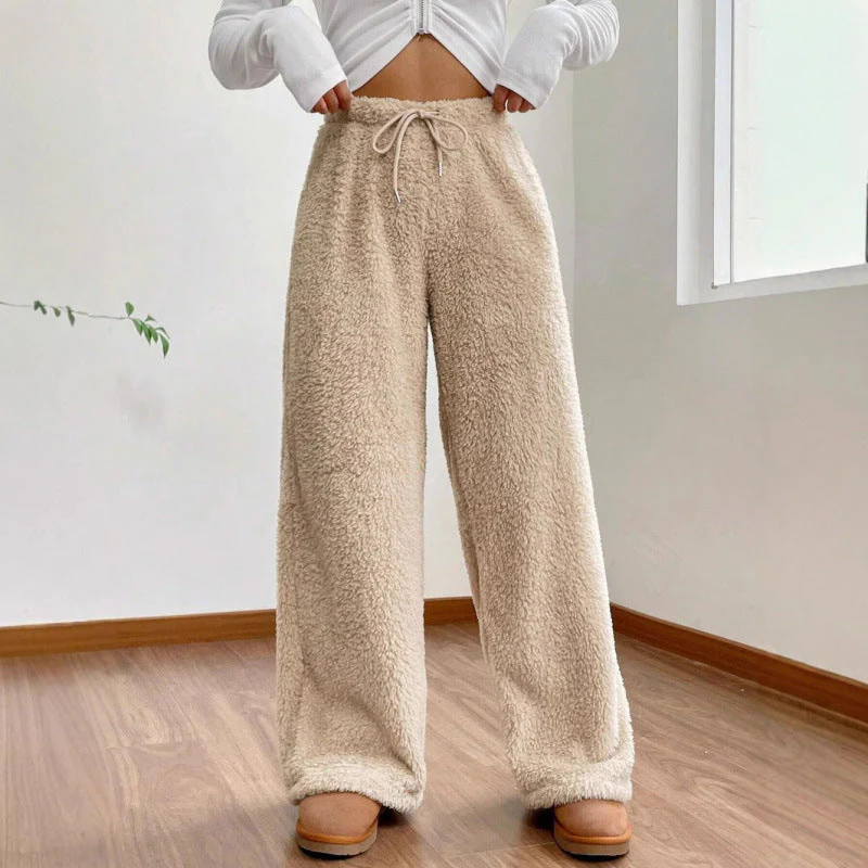 Zara – Pantalon ample à polaire double face avec cordon de serrage - Image 5