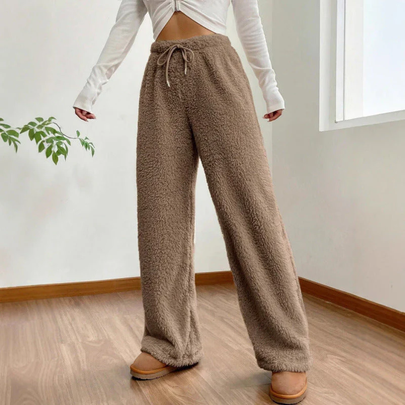 Zara – Pantalon ample à polaire double face avec cordon de serrage - Image 6