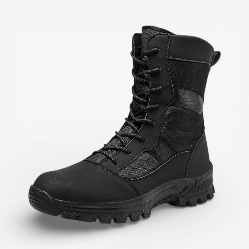 Bottines à lacets à bout rond et semelle antidérapante - Image 2