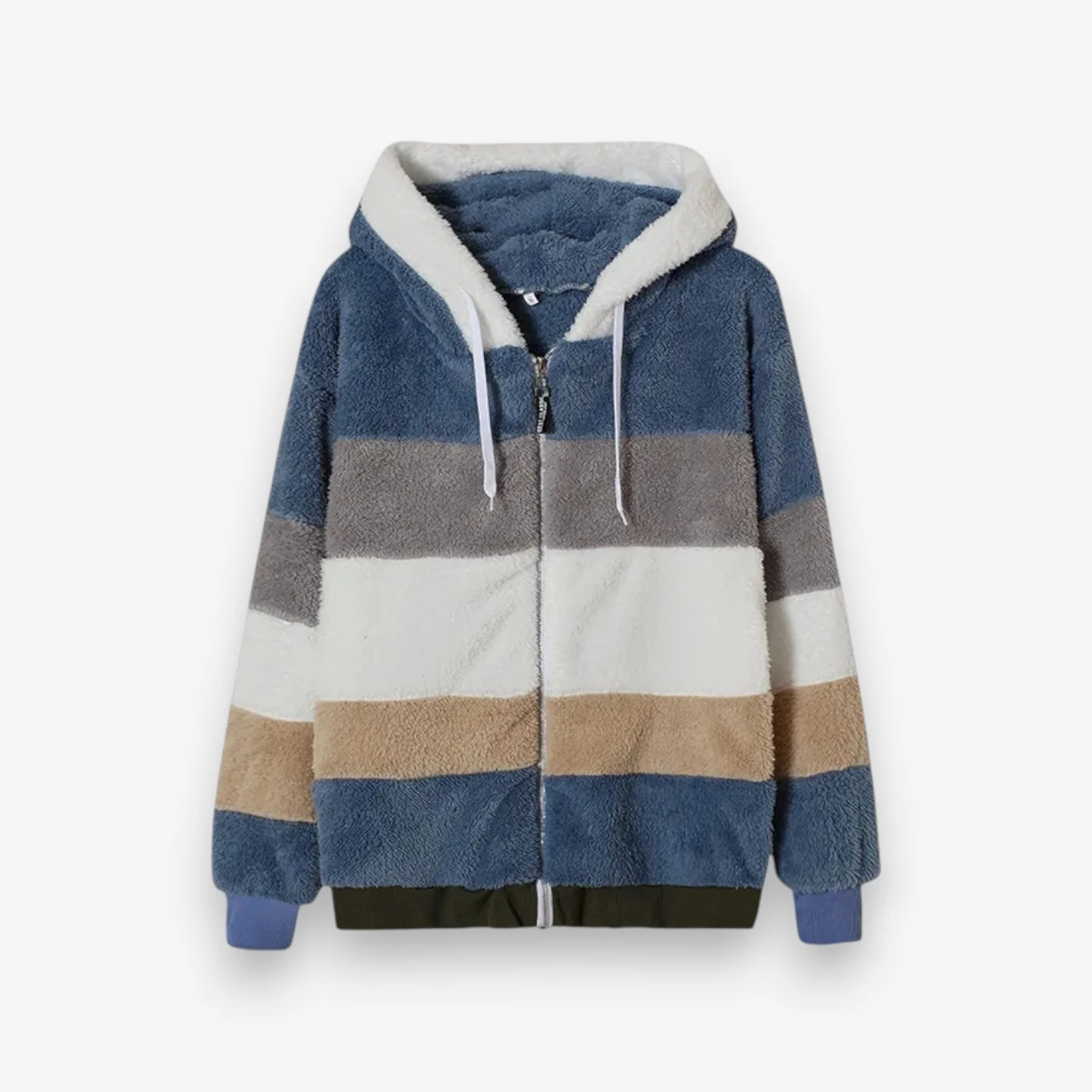 Veste à capuche femme zippée coupe ample - Image 2
