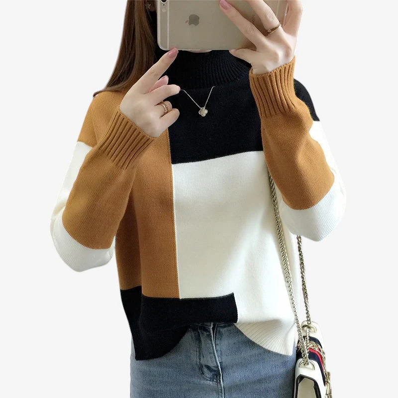 Zoey Pull femme ample col rond